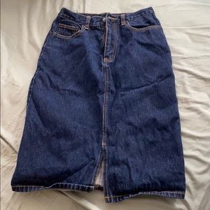 🙌Bluestar blue Jean skirt like new!  Size 27